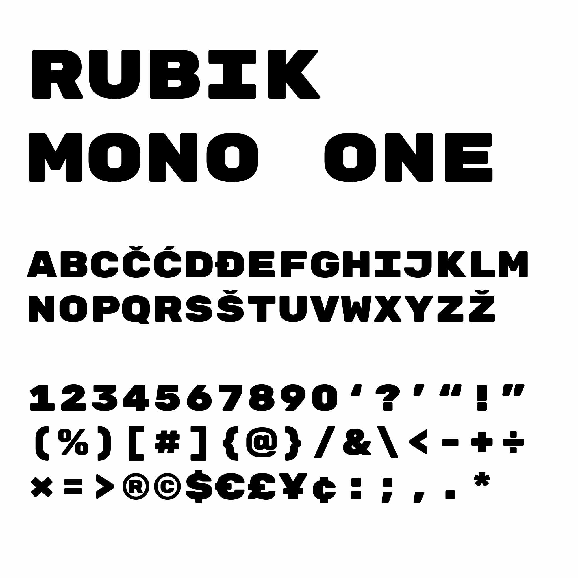 Image of the typeface used in the RTTR brand