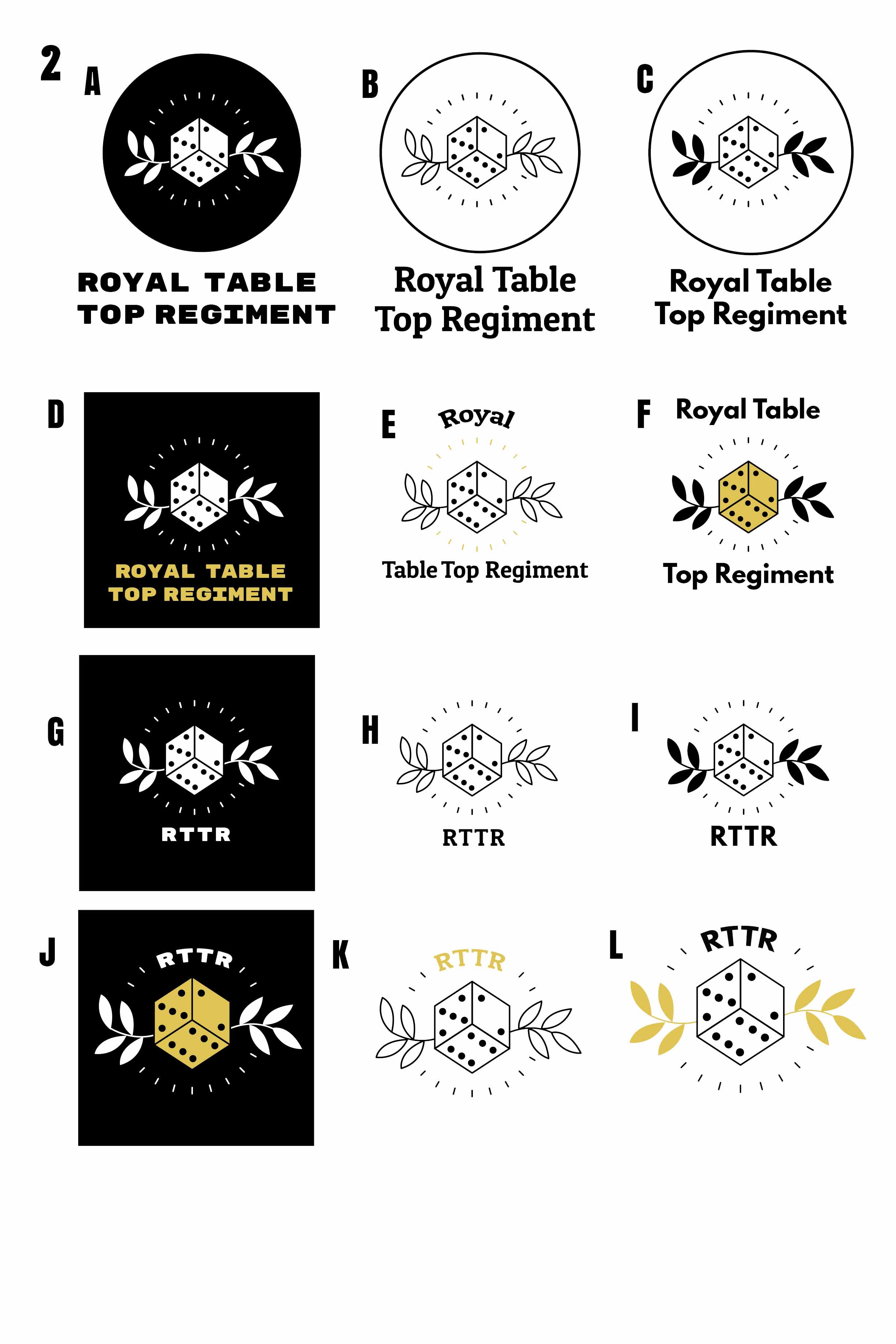 Image of the process of creating the new RTTR logo